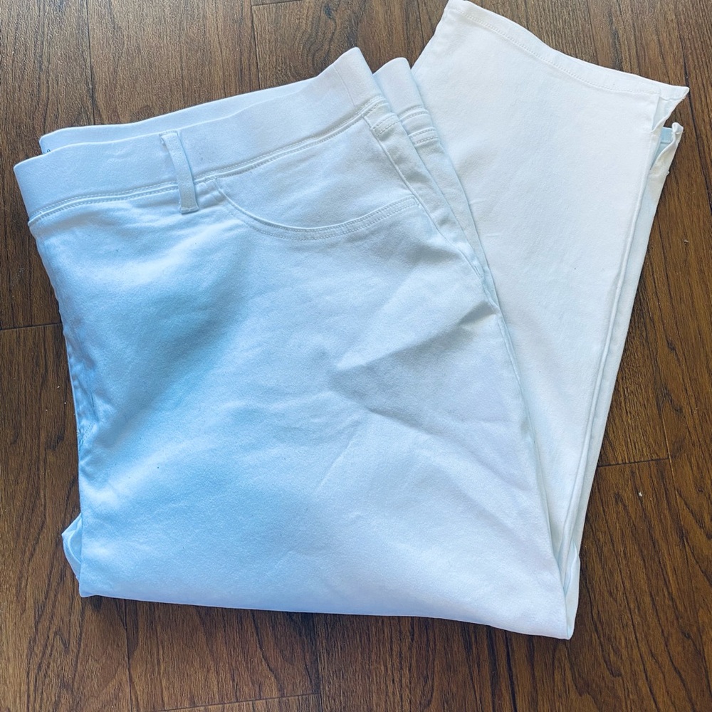 White capris stretch Jeans